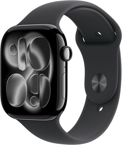 Apple Watch Series 11 [GPS 46mm] Smartwatch with Jet Black Aluminum