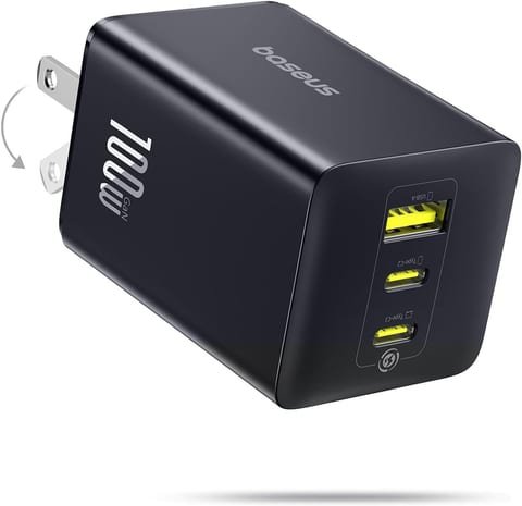 Baseus 65W PD 3-Port USB-C GaN Charger