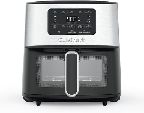 Cuisinart Air Fryer, 6-Quart Basket Large Fryer with 5 Cooking Functions to Roast