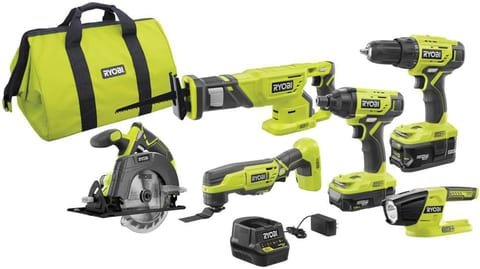 Ryobi 18V ONE+ 4-Tool Combo Kit