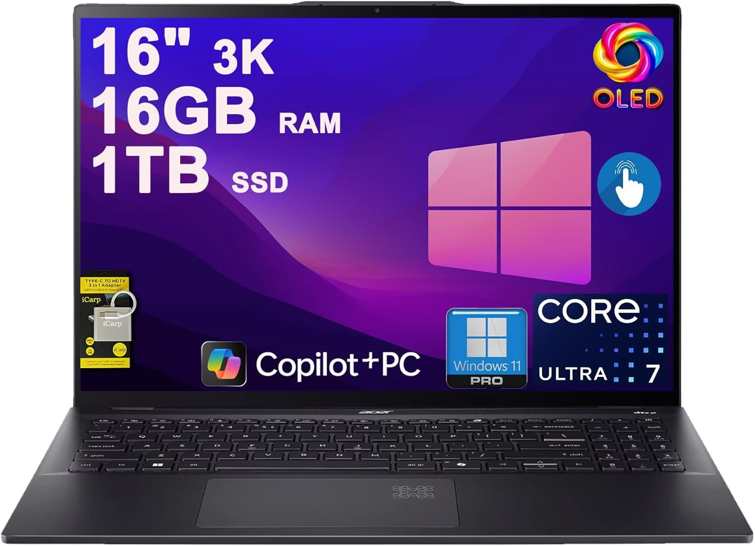 Acer Swift Go 16 OLED Laptop