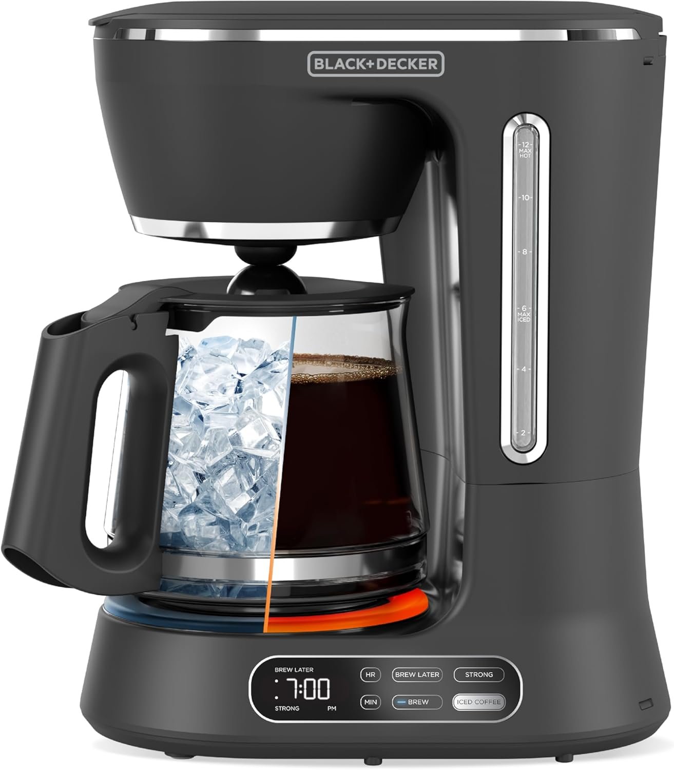 BLACK+DECKER Split Brew 12-Cup Digital Coffee Maker