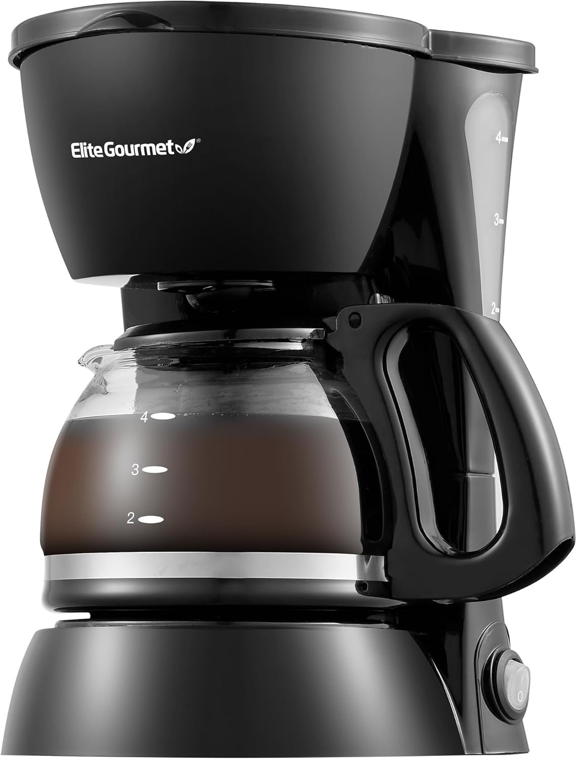 Elite Gourmet EHC4128 Automatic 4-Cup Brew & Drip Coffee Maker with Pause N Serve