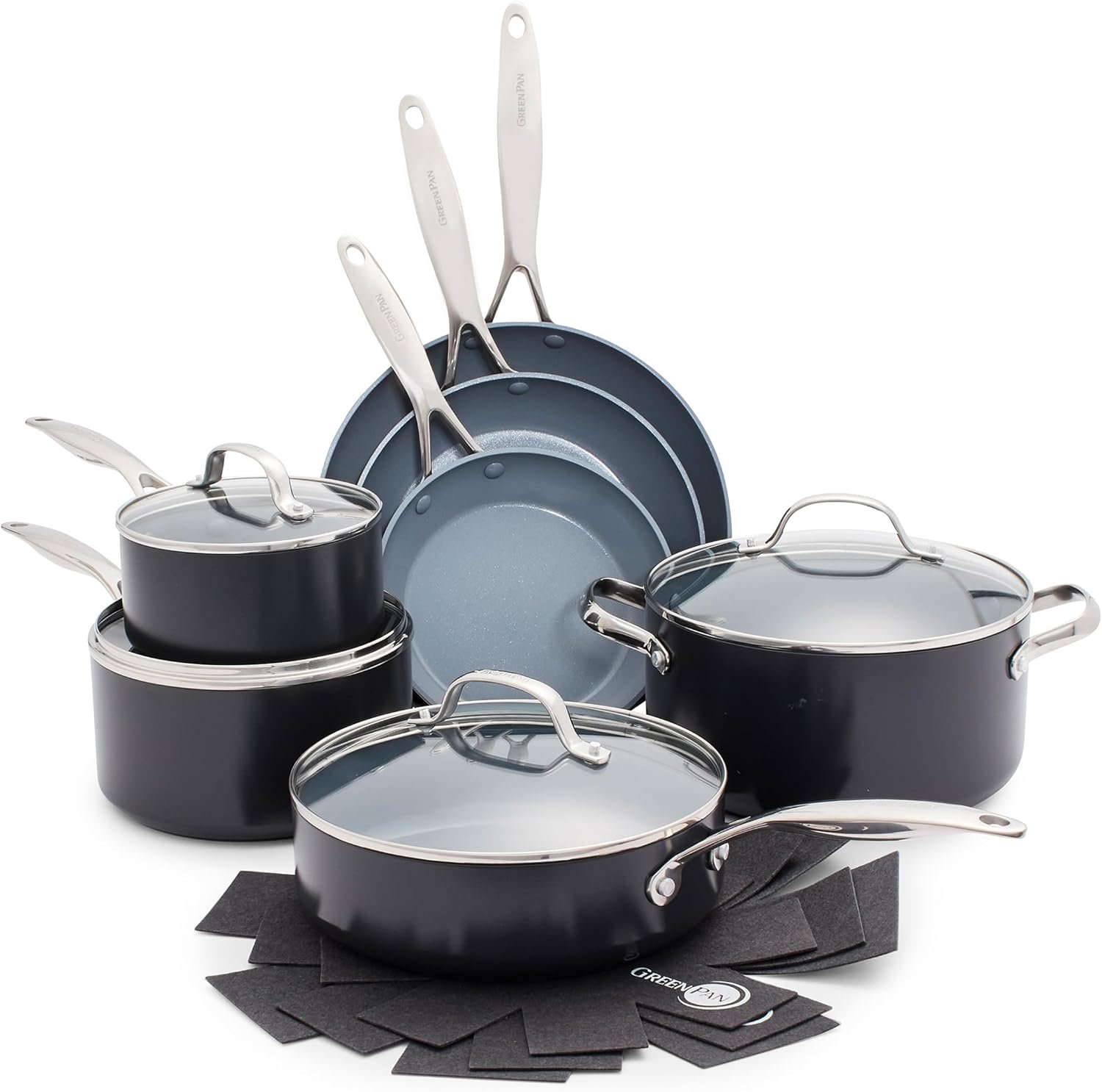 GreenPan Valencia Pro Ceramic Nonstick Cookware Set