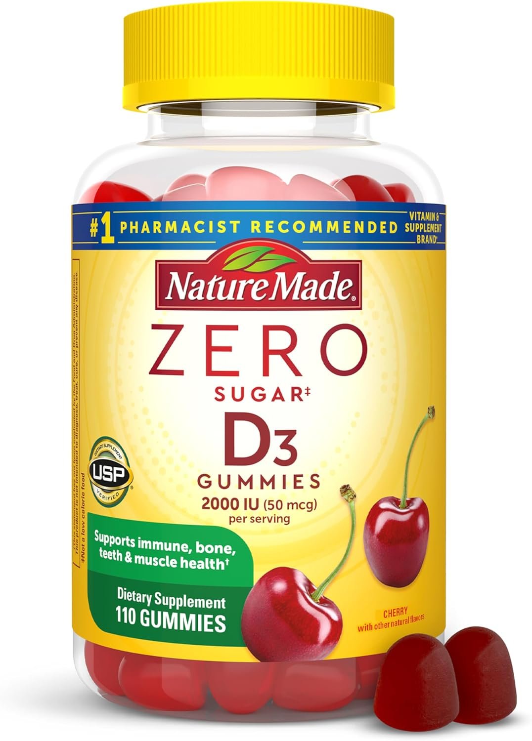 Nature Made Vitamin D3 2000 IU 260 Gummies