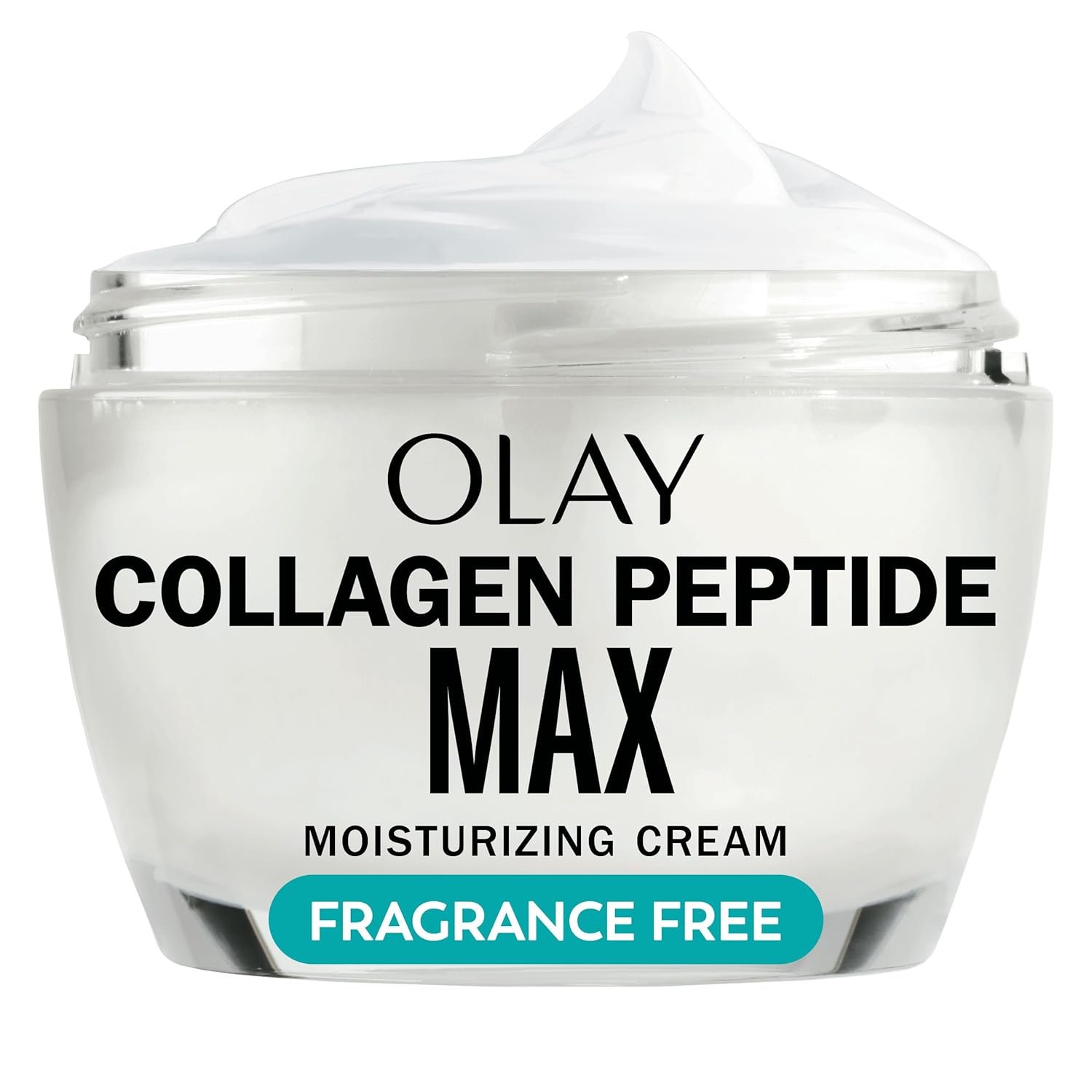 Olay Collagen Peptide Face Moisturizer, Firming Cream for Women, Fragrance-Free, Non-Greasy