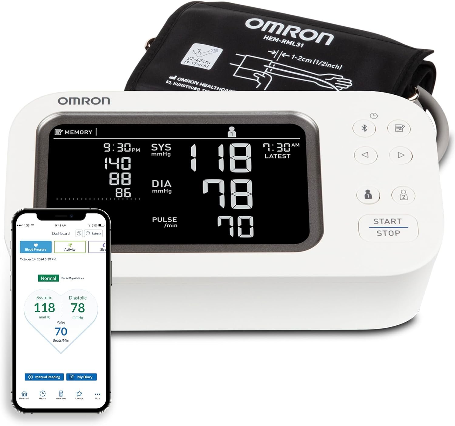 Omron Platinum Blood Pressure Monitor