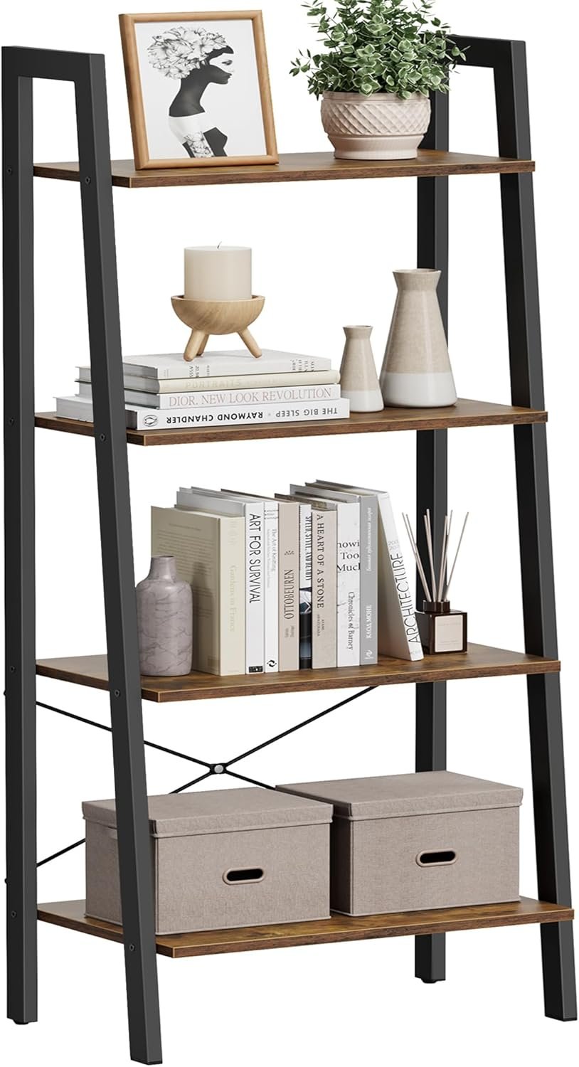 VASAGLE Industrial Ladder Shelf