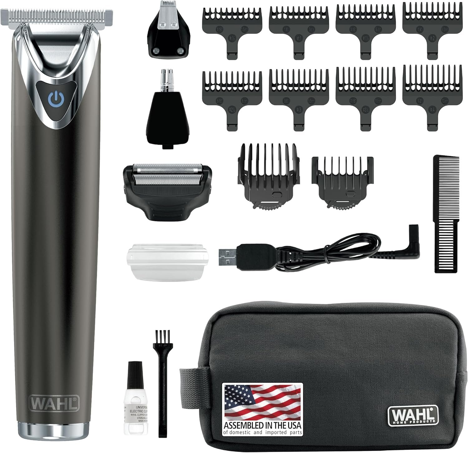 Wahl Lithium Ion Stainless Steel Grooming Kit